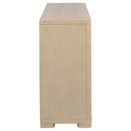 Ladera Light Elm 6-Drawer Bedroom Dresser by Coaster at Eve Furniture