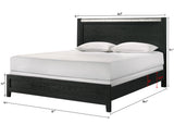 Lamar Black Panel Bedroom Set by Crown Mark at Eve Furniture