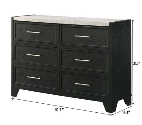 Lamar Black Panel Bedroom Set by Crown Mark at Eve Furniture