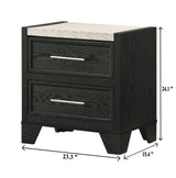 Lamar Black Panel Bedroom Set by Crown Mark at Eve Furniture