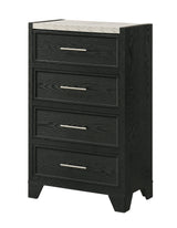 Lamar Black Panel Bedroom Set by Crown Mark at Eve Furniture