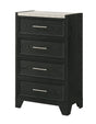 Lamar Black Chest by Crown Mark at Eve Furniture