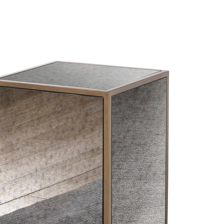 Lana Mirrored Side Table by TOV Furniture at Eve Furniture