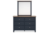Landocken Brown/Blue Youth Panel Bedroom Set by Ashley at Eve Furniture