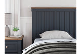 Landocken Brown/Blue Youth Panel Bedroom Set by Ashley at Eve Furniture