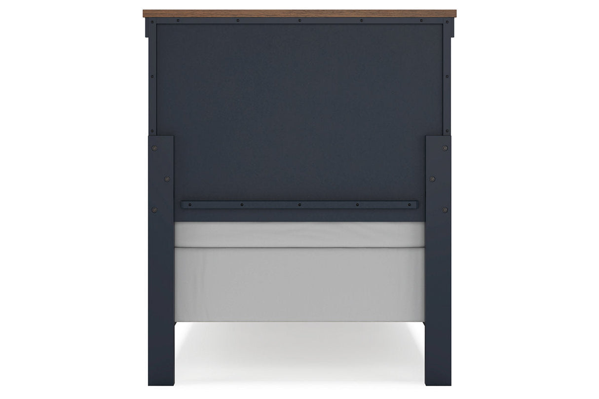 Landocken Brown/Blue Youth Panel Bedroom Set by Ashley at Eve Furniture