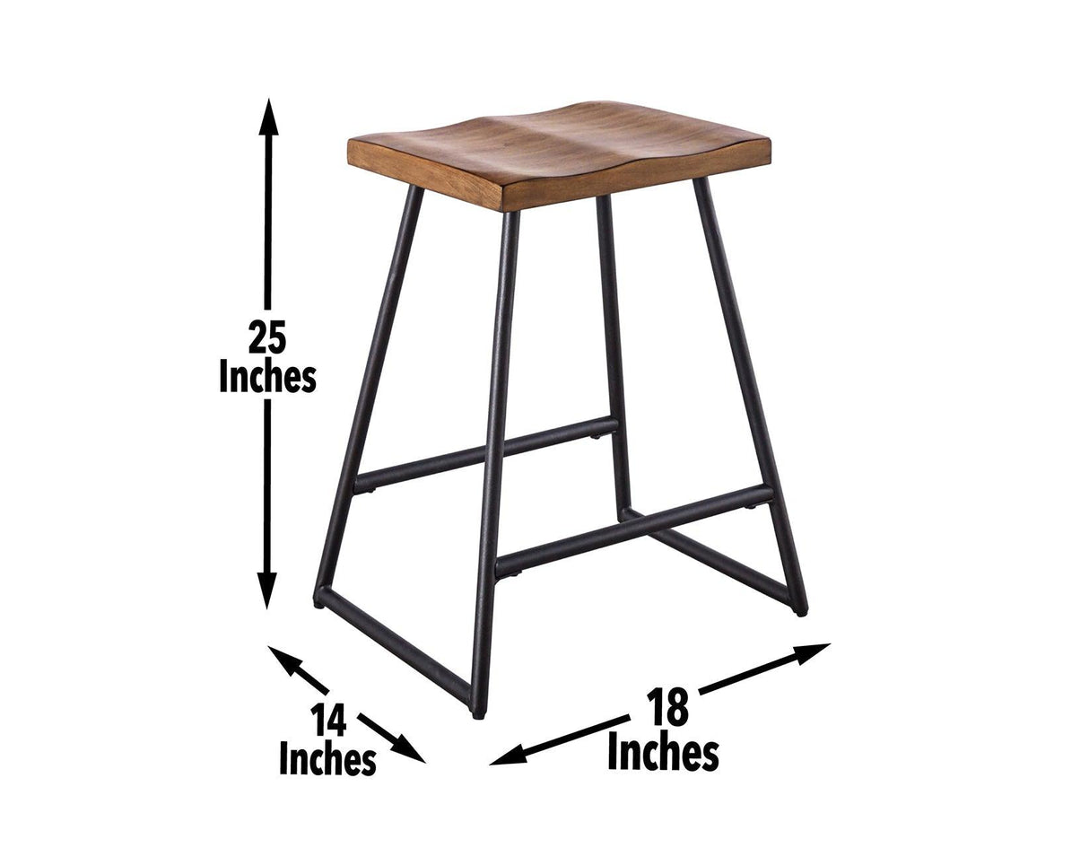 Landon 24″ Backless Counter Stool, Set of 2 by Steve Silver at Eve Furniture