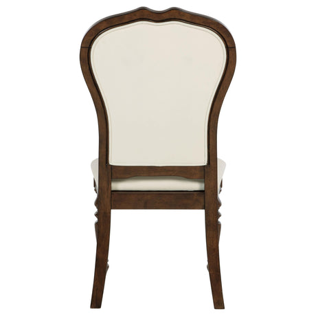 Landon Rich Brown Dining Side Chair, Set of 2 by Coaster at Eve Furniture