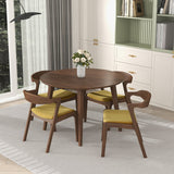 Lara Dining Table (Walnut) by Ashcroft Imports at Eve Furniture