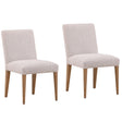 Larkin Dining Chair, Taupe, Set of 2 by Dovetail at Eve Furniture
