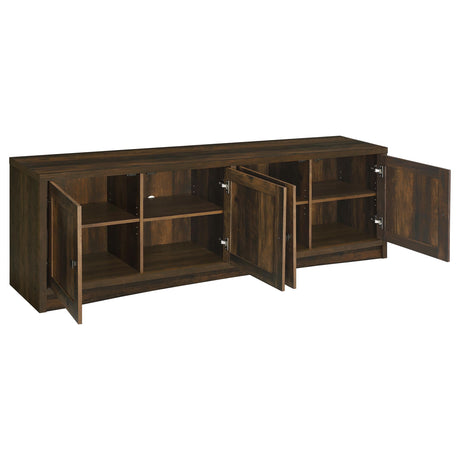Laughlin Dark Pine 3-Piece Entertainment Center TV Stand by Coaster at Eve Furniture