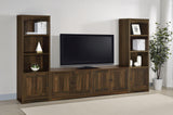 Laughlin Dark Pine 3-Piece Entertainment Center TV Stand by Coaster at Eve Furniture