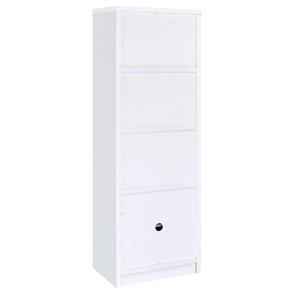Laughlin White 3-Piece Entertainment Center TV Stand by Coaster at Eve Furniture