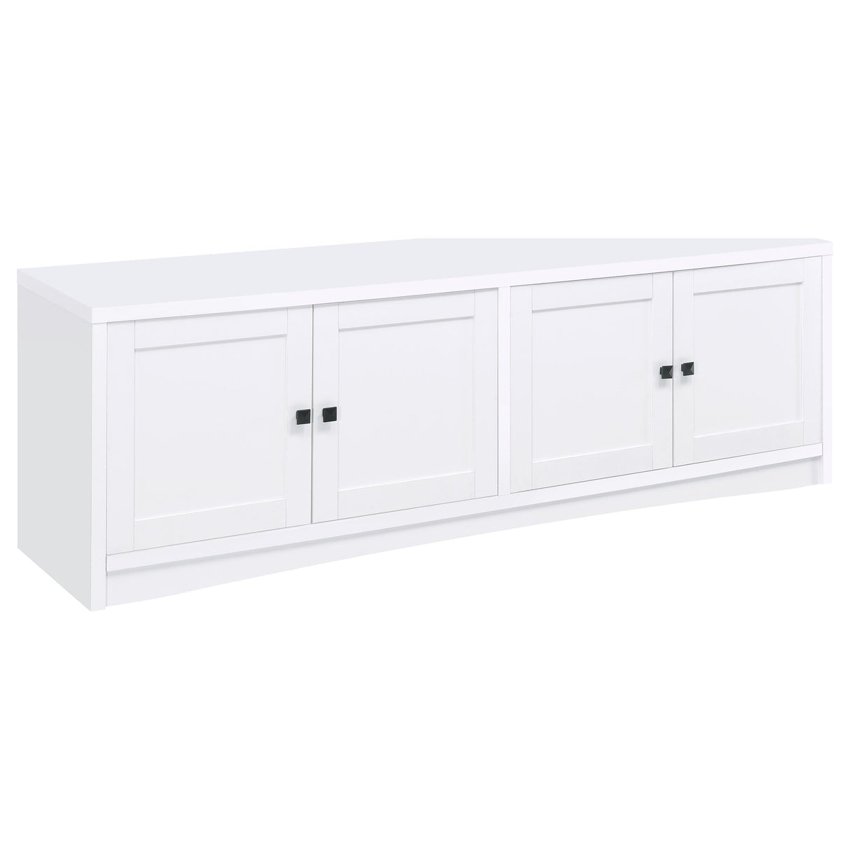 Laughlin White 3-Piece Entertainment Center TV Stand by Coaster at Eve Furniture