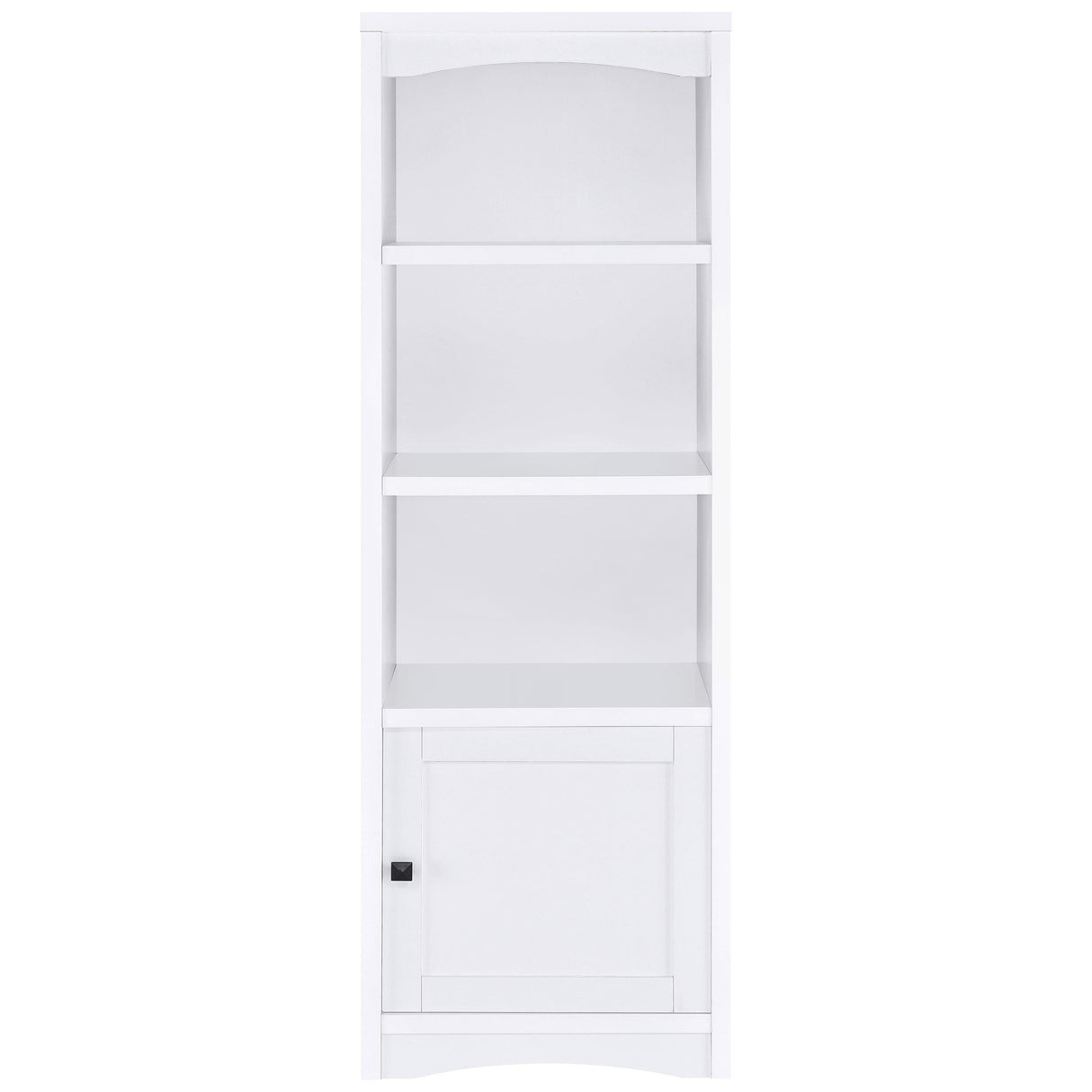 Laughlin White 3-shelf Engineered Wood Media Tower by Coaster at Eve Furniture