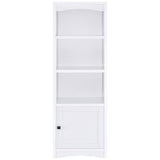 Laughlin White 3-shelf Engineered Wood Media Tower by Coaster at Eve Furniture
