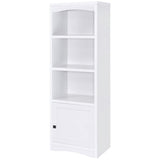 Laughlin White 3-shelf Engineered Wood Media Tower by Coaster at Eve Furniture