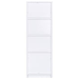 Laughlin White 3-shelf Engineered Wood Media Tower by Coaster at Eve Furniture