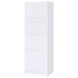 Laughlin White 3-shelf Engineered Wood Media Tower by Coaster at Eve Furniture