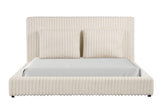 Lauren Beige King Platform Bed by Happy Homes at Eve Furniture