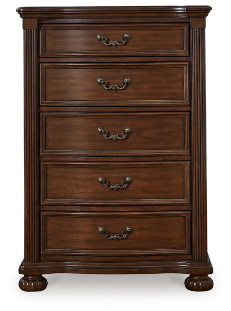 Lavinton Brown Poster Bedroom Set by Ashley at Eve Furniture