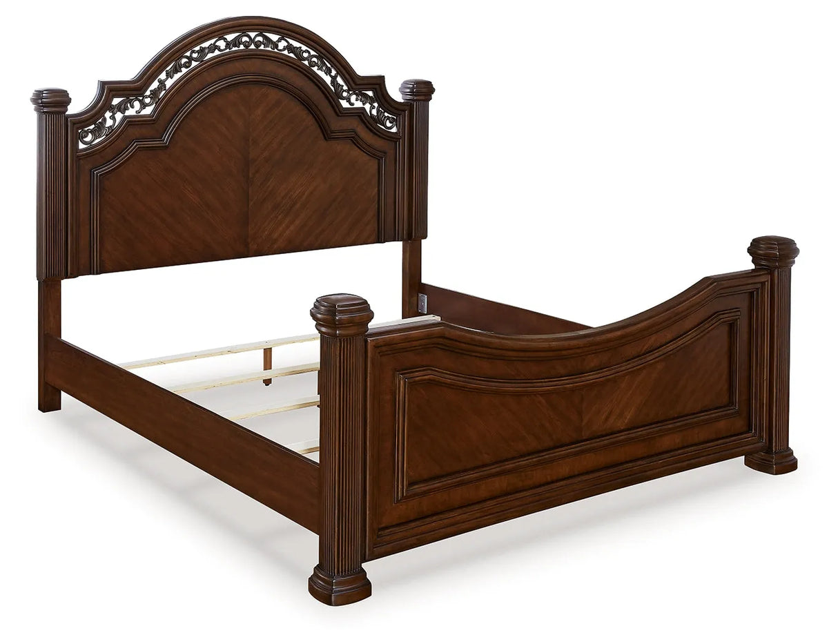 Lavinton Brown Poster Bedroom Set by Ashley at Eve Furniture