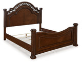Lavinton Brown Poster Bedroom Set by Ashley at Eve Furniture