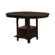 Lavon Espresso Oval Counter Height Table by Coaster at Eve Furniture