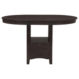 Lavon Espresso/Black 5-Piece Counter Height Dining Set by Coaster at Eve Furniture