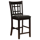 Lavon Espresso/Black 5-Piece Counter Height Dining Set by Coaster at Eve Furniture