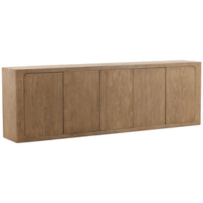Leandra Sideboard, Natural by Dovetail at Eve Furniture
