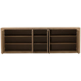 Leandra Sideboard, Natural by Dovetail at Eve Furniture