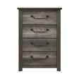 Lenior Gray Chest by Homelegance at Eve Furniture