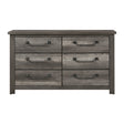 Lenior Gray Dresser by Homelegance at Eve Furniture