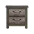 Lenior Gray Nightstand by Homelegance at Eve Furniture