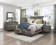 Lenior Gray Storage Platform Bedroom Set by Homelegance at Eve Furniture