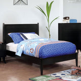 Lennart Black Twin Bed by Furniture of America at Eve Furniture