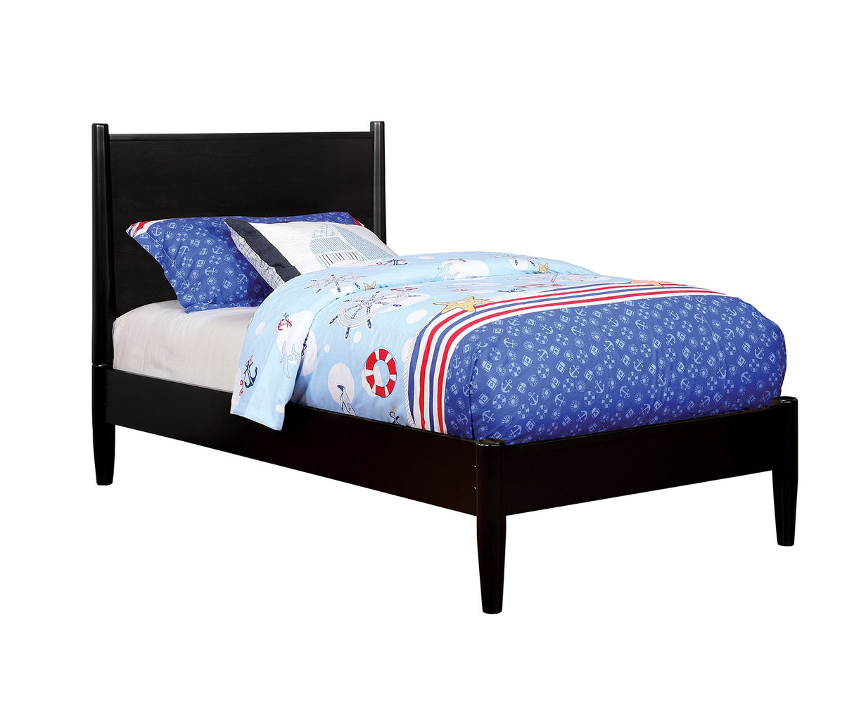 Lennart Black Twin Bed by Furniture of America at Eve Furniture