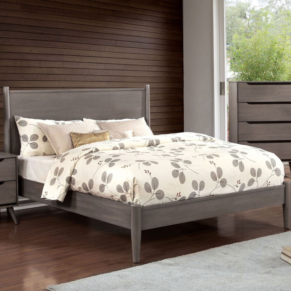 Lennart Gray Full Bed by Furniture of America at Eve Furniture