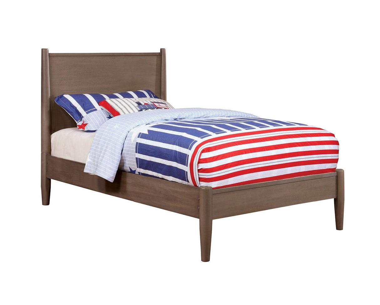 Lennart Gray Twin Bed by Furniture of America at Eve Furniture