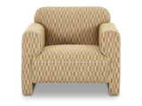 Leo Chartreuse Accent Chair by Moe's Home at Eve Furniture