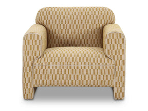 Leo Chartreuse Accent Chair by Moe's Home at Eve Furniture