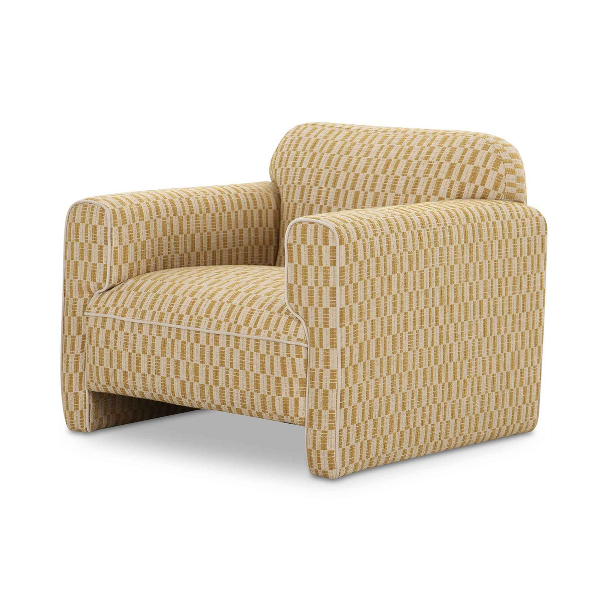 Leo Chartreuse Accent Chair by Moe's Home at Eve Furniture