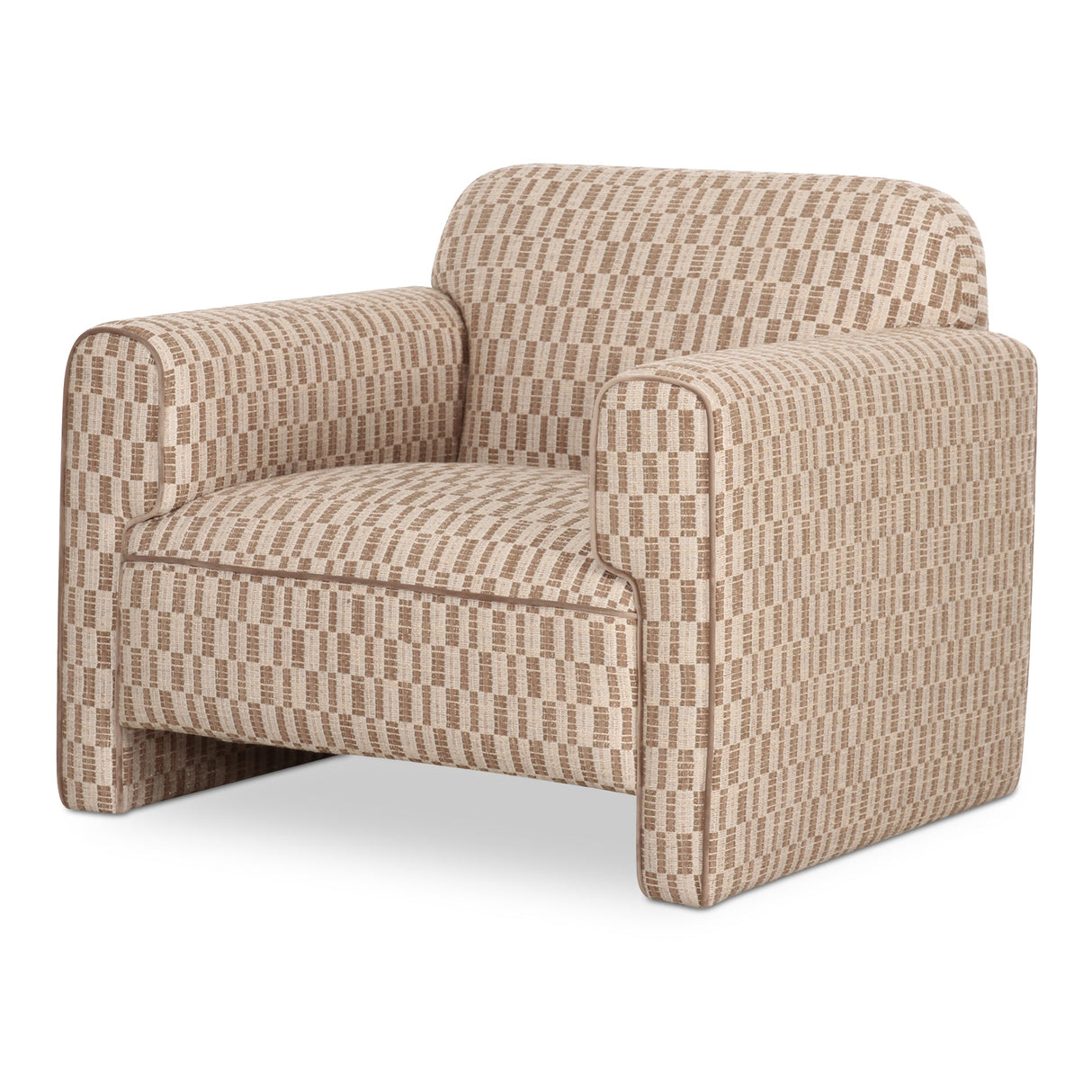 Leo Taupe Accent Chair by Moe's Home at Eve Furniture