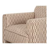 Leo Taupe Accent Chair by Moe's Home at Eve Furniture