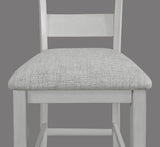 Lester Driftwood 5-Piece Counter Height Set by Crown Mark at Eve Furniture