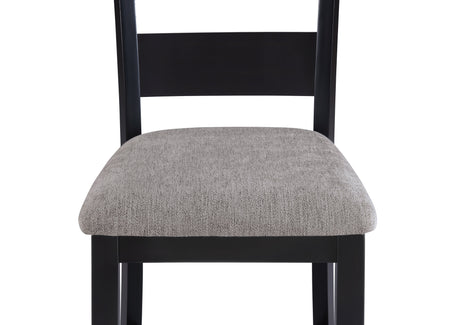 Lester Light Gray 5-Piece Counter Height Set by Crown Mark at Eve Furniture