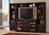 Lewes Cappuccino 2-Drawer Media Tower by Coaster at Eve Furniture