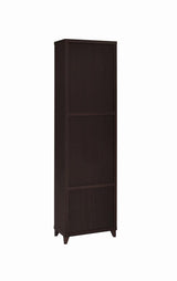 Lewes Cappuccino 2-Drawer Media Tower by Coaster at Eve Furniture