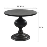 Lexie Black Dining Table by Moe's Home at Eve Furniture